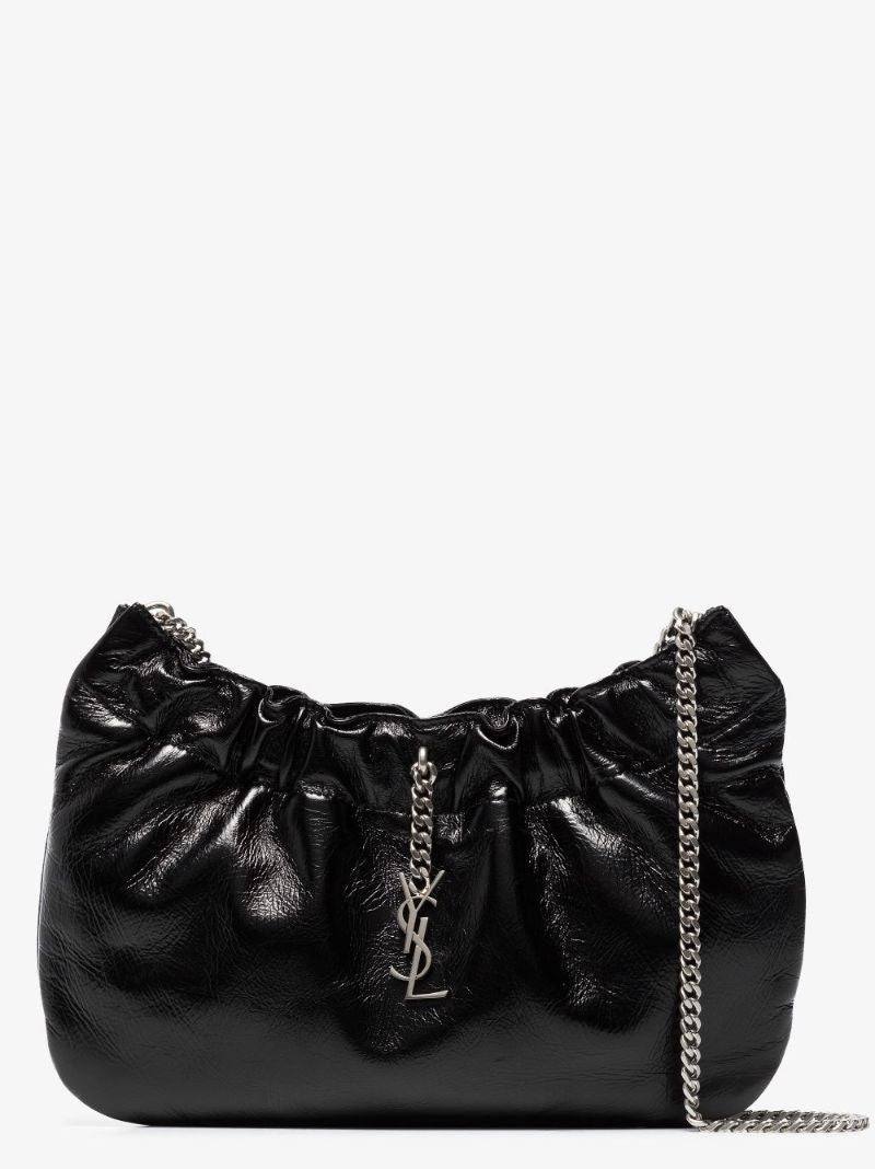Black Pac Pac Mini Leather Shoulder Bag