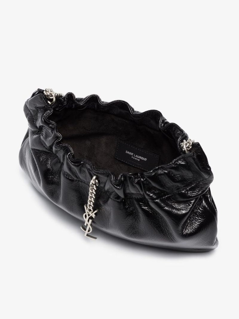 Black Pac Pac Mini Leather Shoulder Bag