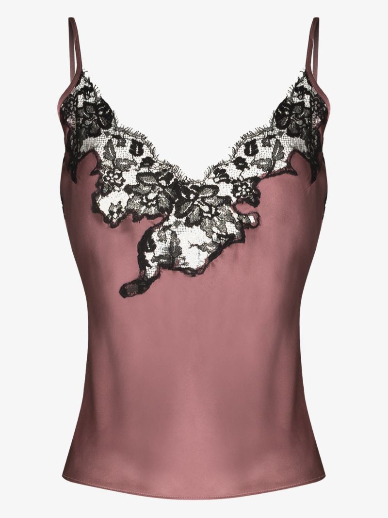 Orchid Silk Camisole Top