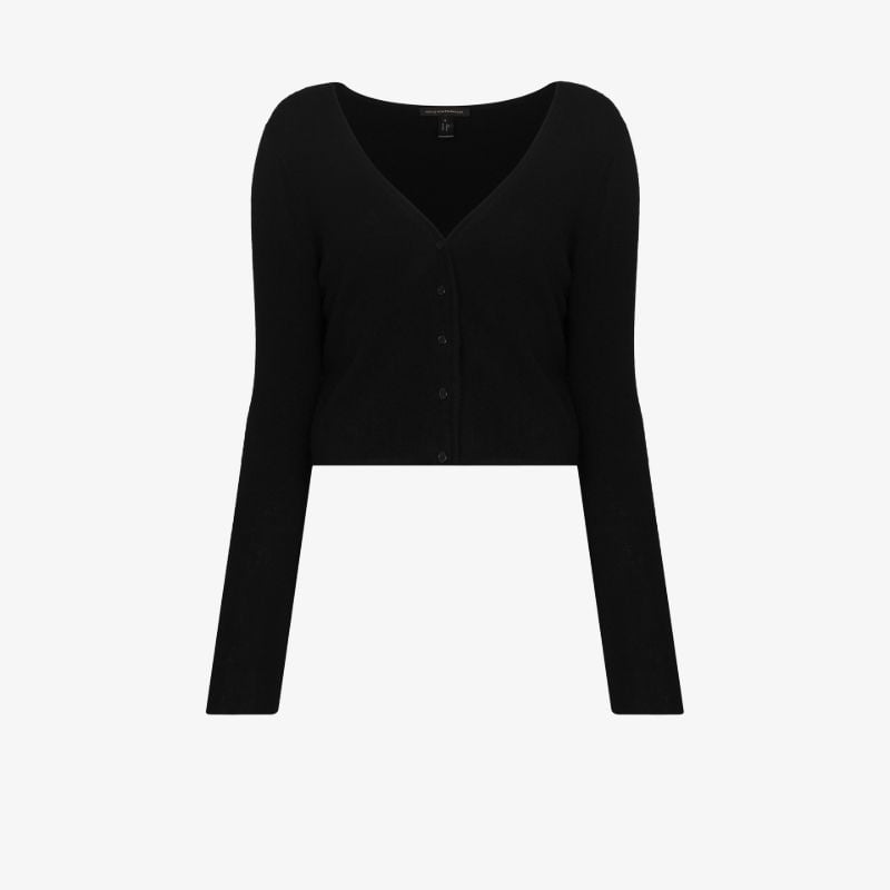 Cropped Cashmere Cardigan