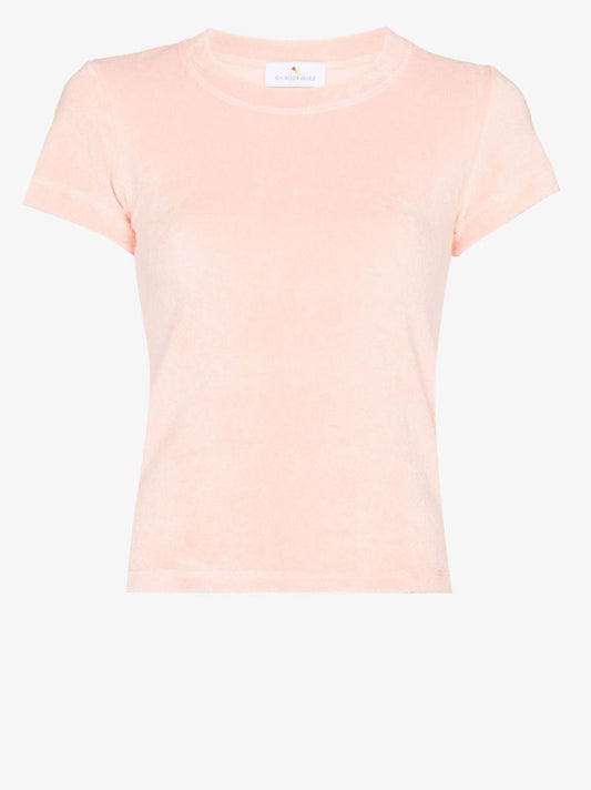 Pink Terry Cotton T-shirt