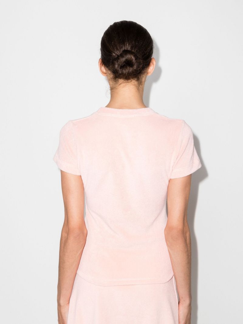 Pink Terry Cotton T-shirt