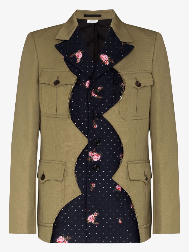Single-breasted Panelled Blazer
