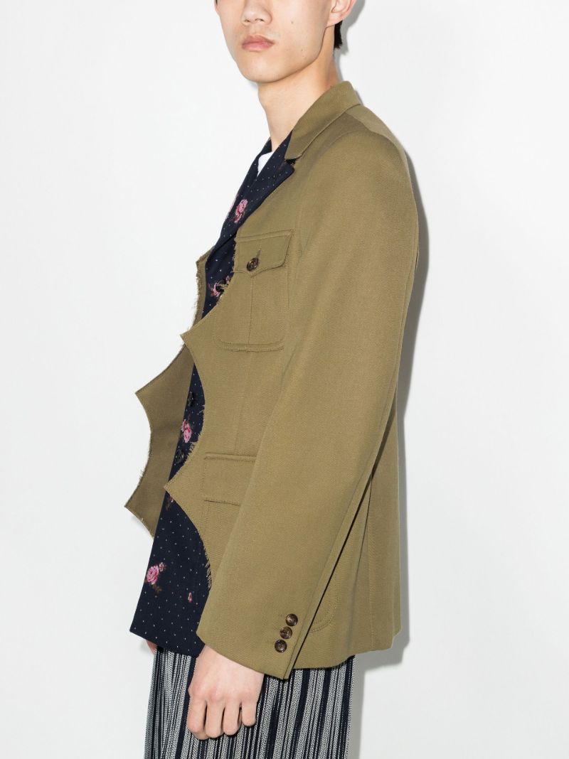 Single-breasted Panelled Blazer