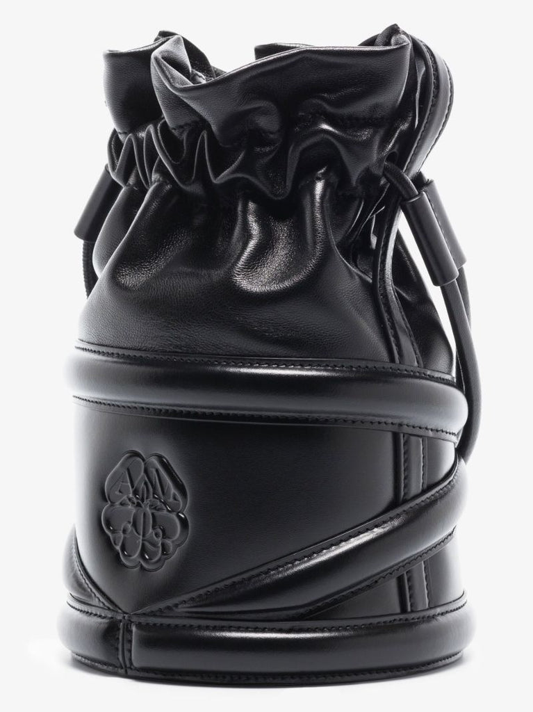 Black the Curve Leather Bucket Bag
