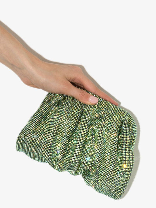 Green Venus La Petite Crystal Clutch Bag