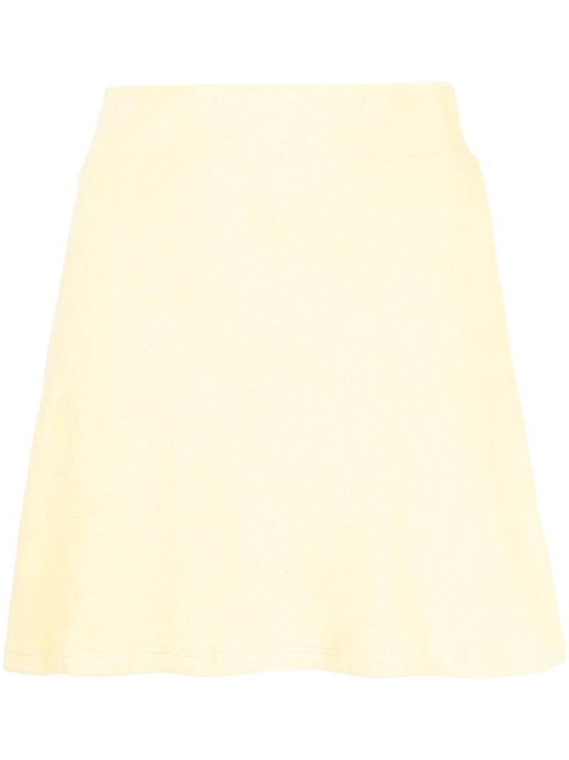 Yellow High Waist Mini Skirt