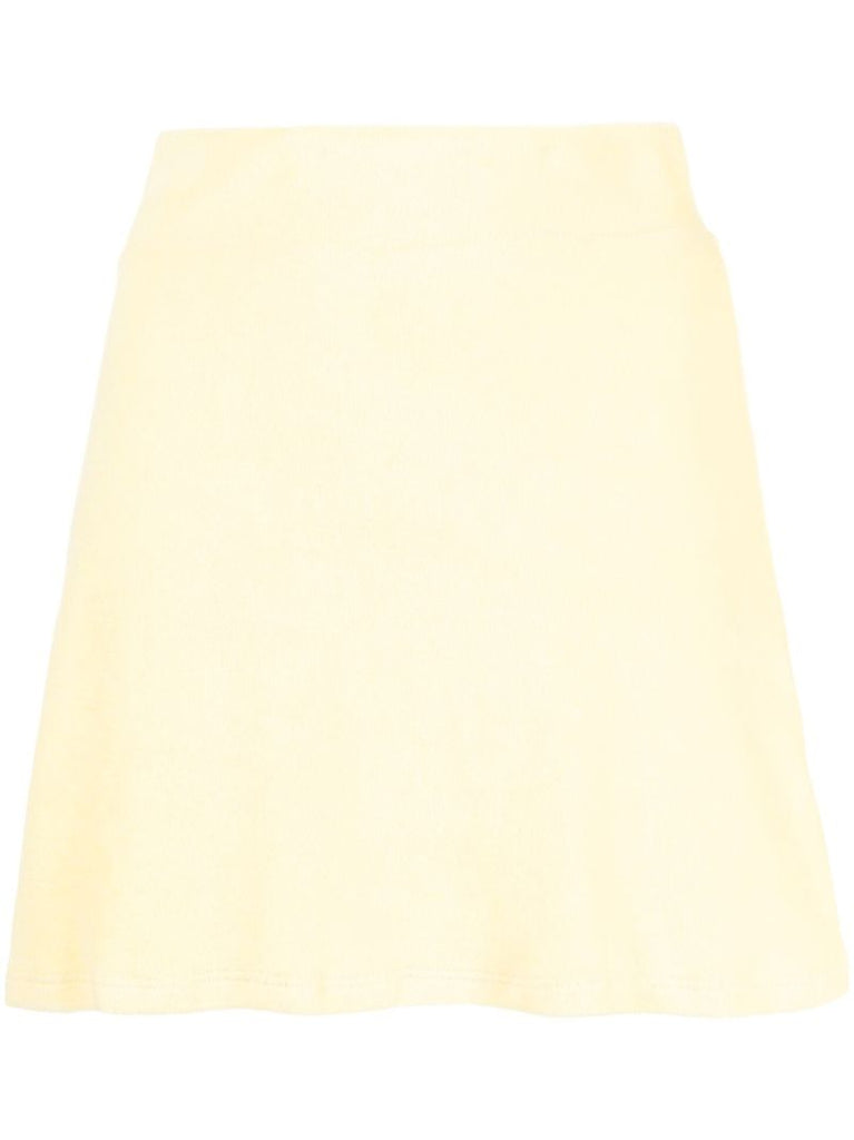 Yellow High Waist Mini Skirt