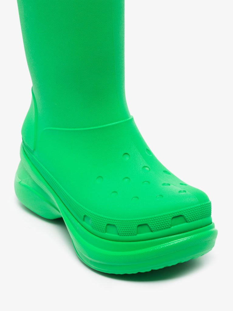X Crocs Green Wellington Boots