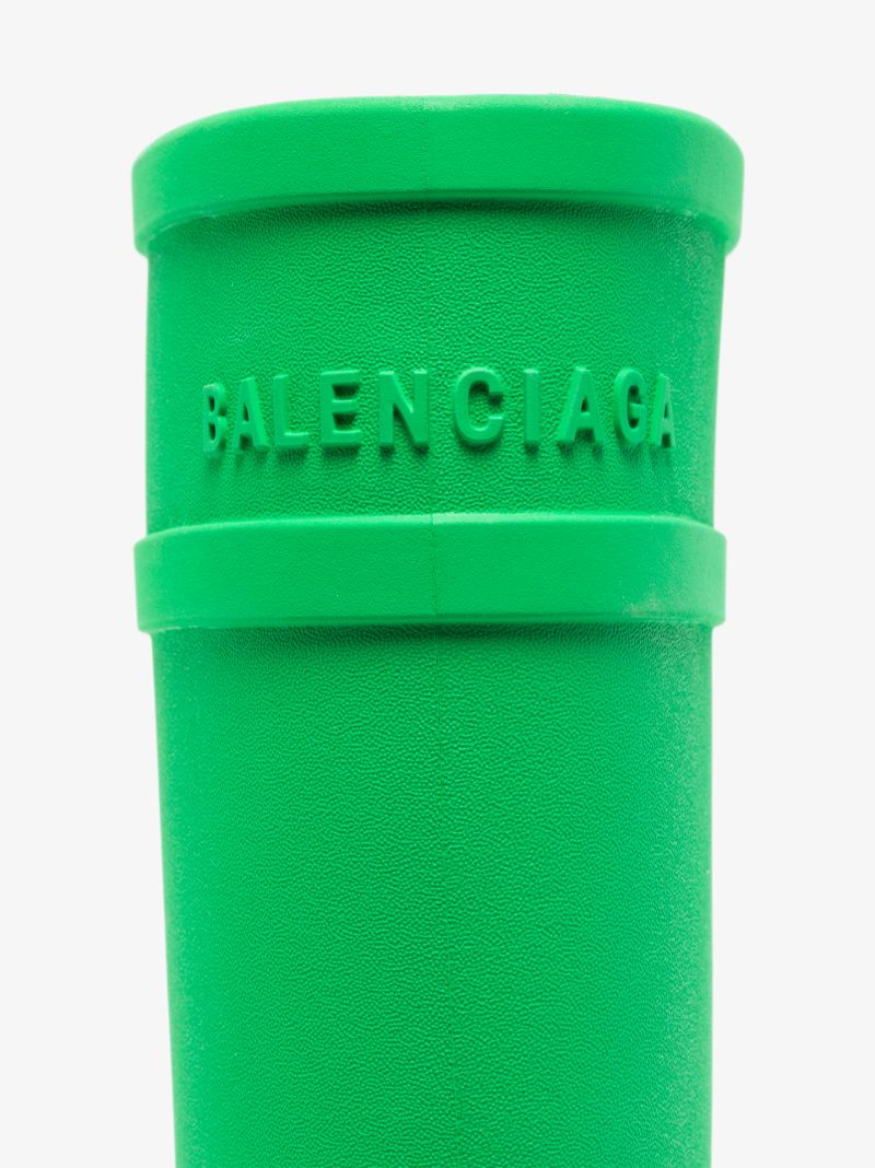 X Crocs Green Wellington Boots