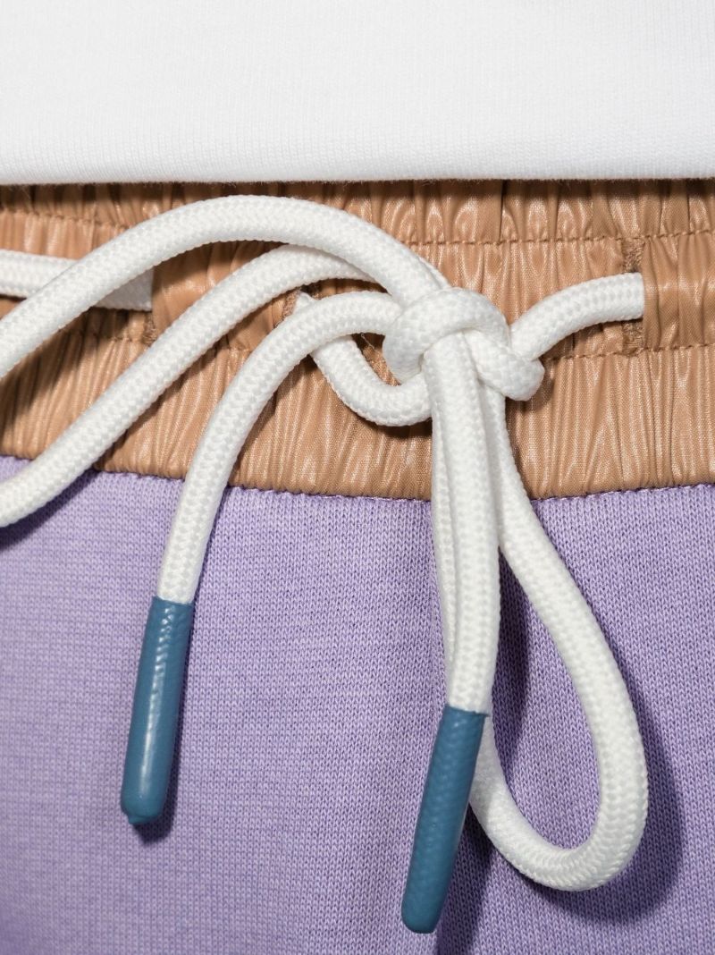 Contrast Trim Track Pants
