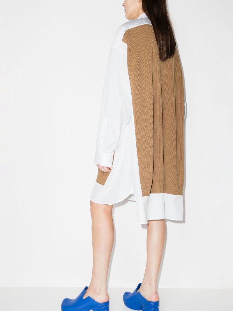 Panelled Cotton Shirt Dress