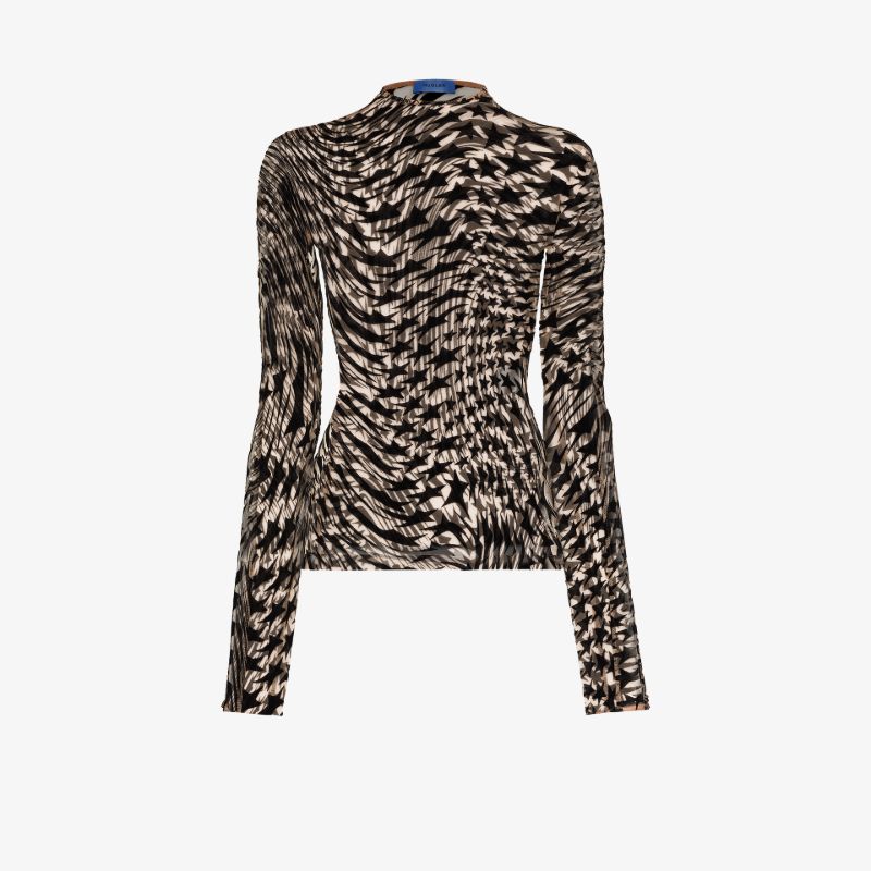 Twist Star Print Top