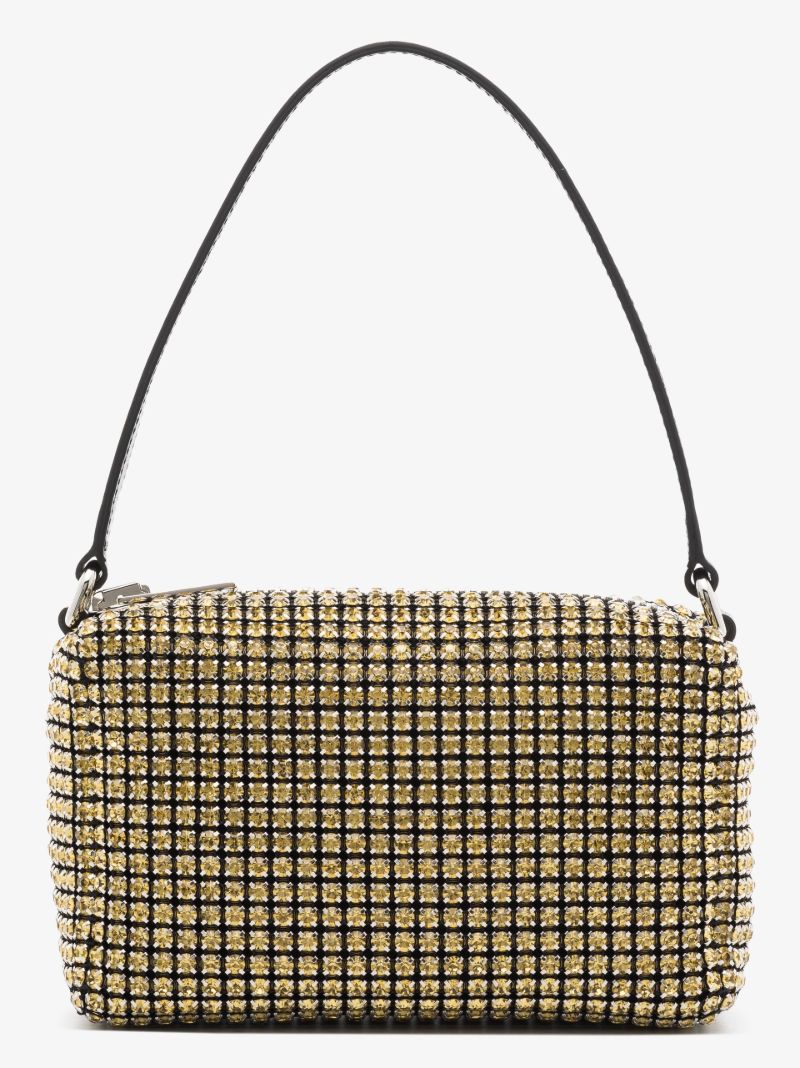 Yellow Heiress Crystal Clutch Bag