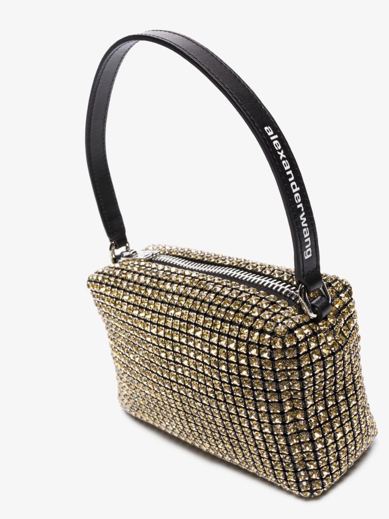 Yellow Heiress Crystal Clutch Bag