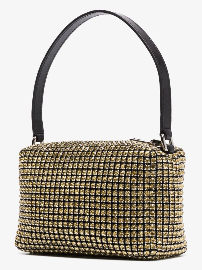 Yellow Heiress Crystal Clutch Bag