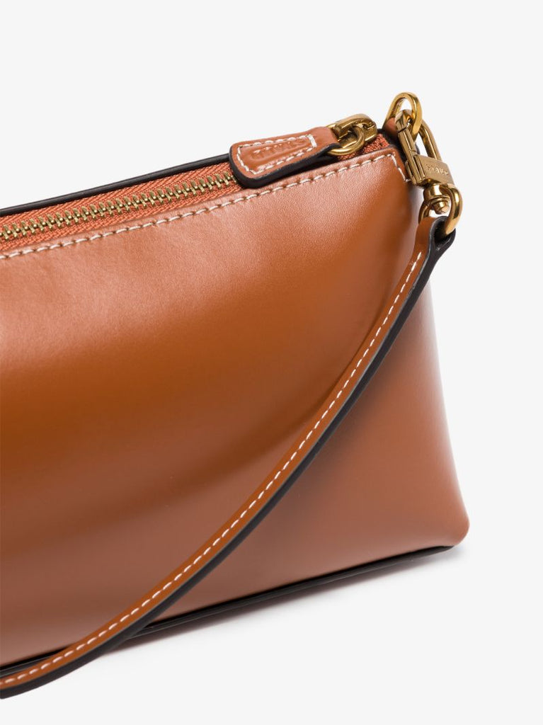 Brown Kaia Leather Shoulder Bag