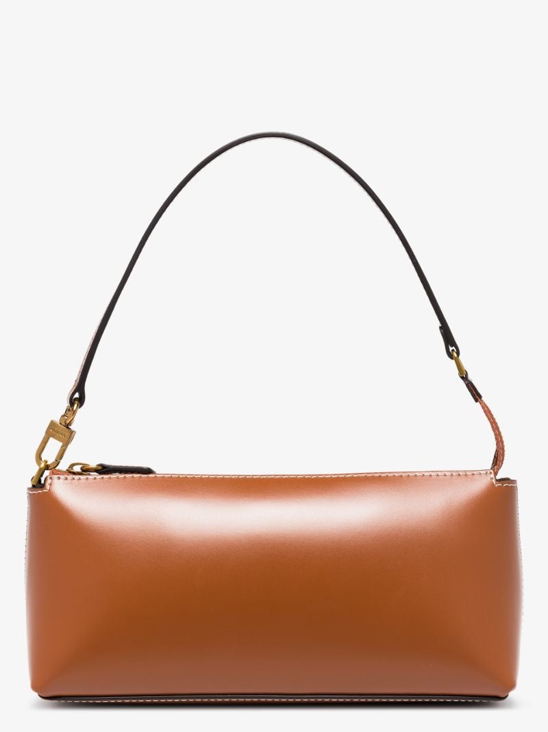 Brown Kaia Leather Shoulder Bag
