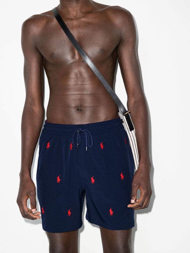 Blue Logo Swim Shorts