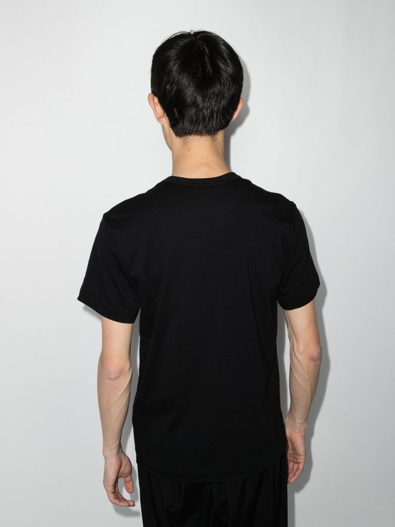 Floral Embroidered Cotton T-shirt