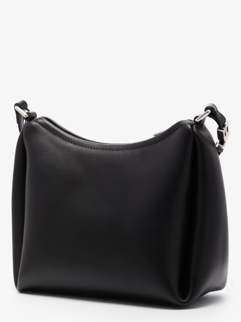 Black Marquess Leather Cross Body Bag