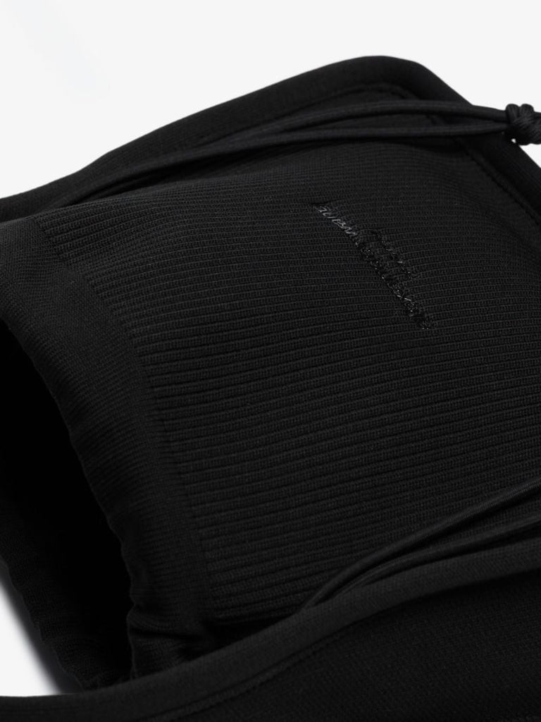 Black Ryan Small Knitted Tote Bag
