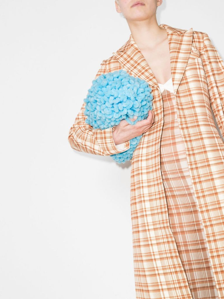 Blue Mop Mini Clutch Bag