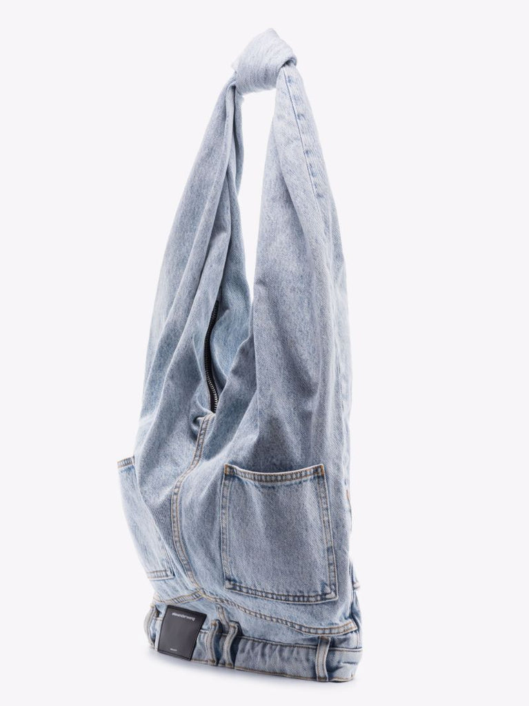 Blue Denim Shoulder Bag