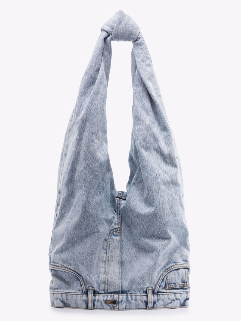 Blue Denim Shoulder Bag
