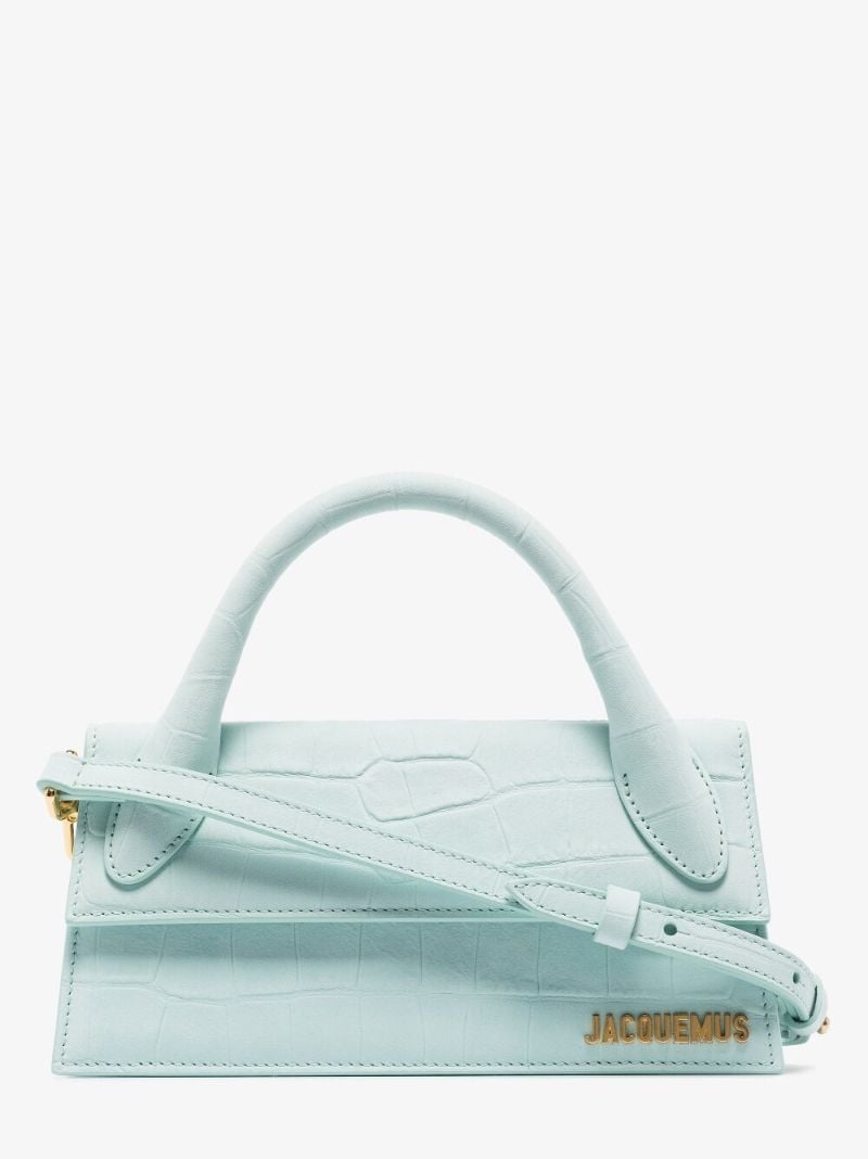 Blue Le Chiquito Long Leather Bag