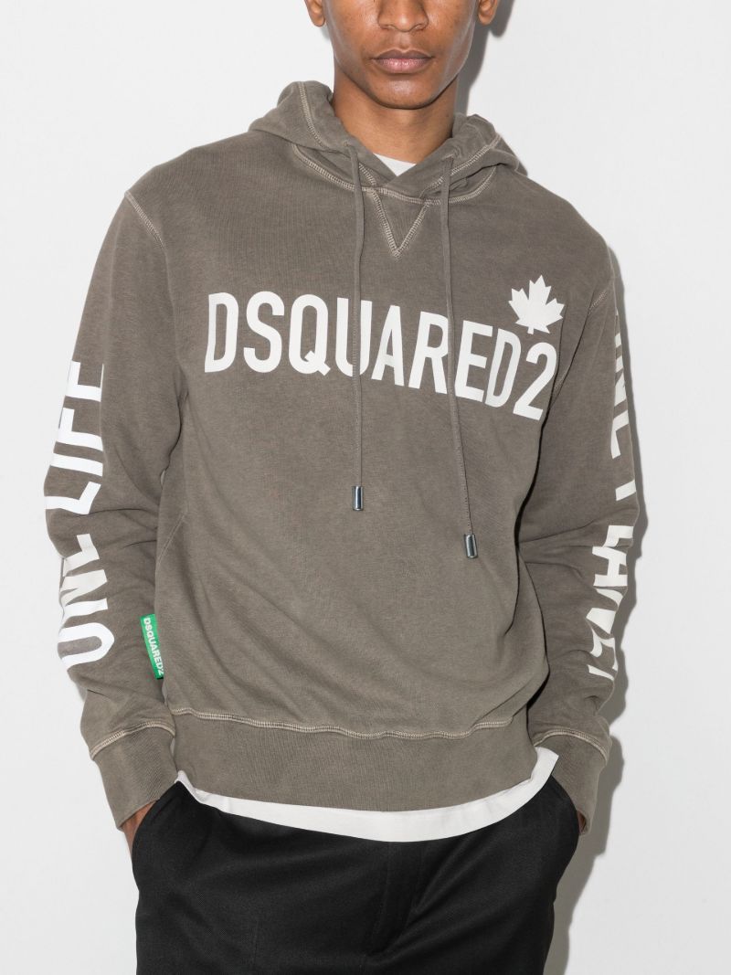 Logo Cotton Hoodie