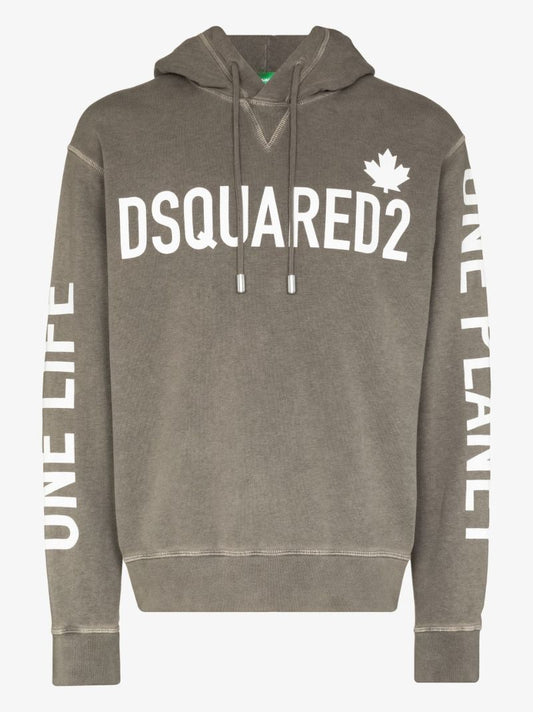 Logo Cotton Hoodie