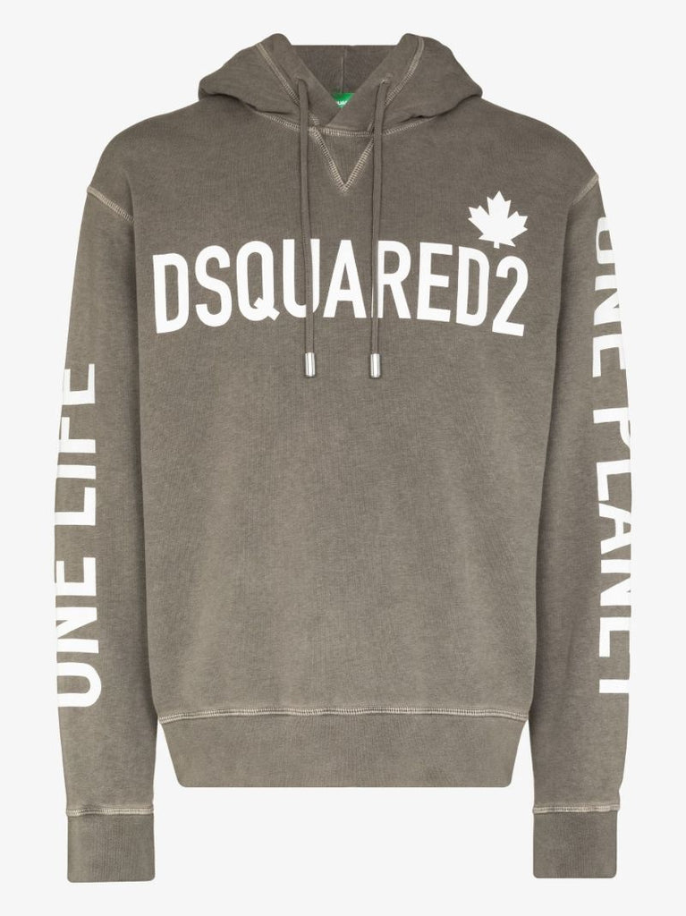 Logo Cotton Hoodie