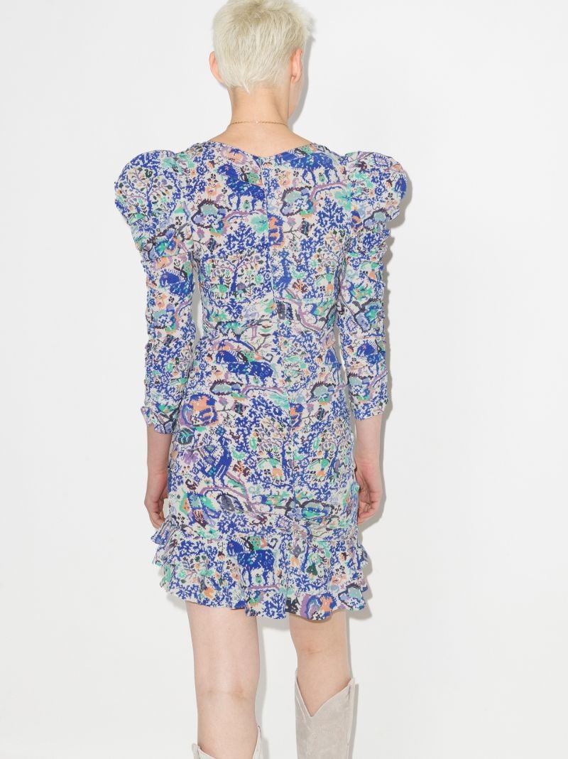 Bireya Printed Silk Mini Dress