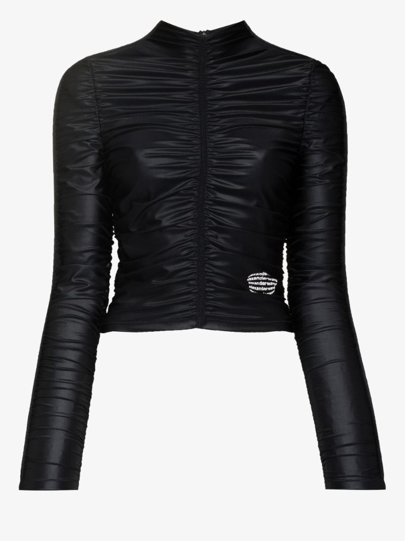 Ruched Logo Top