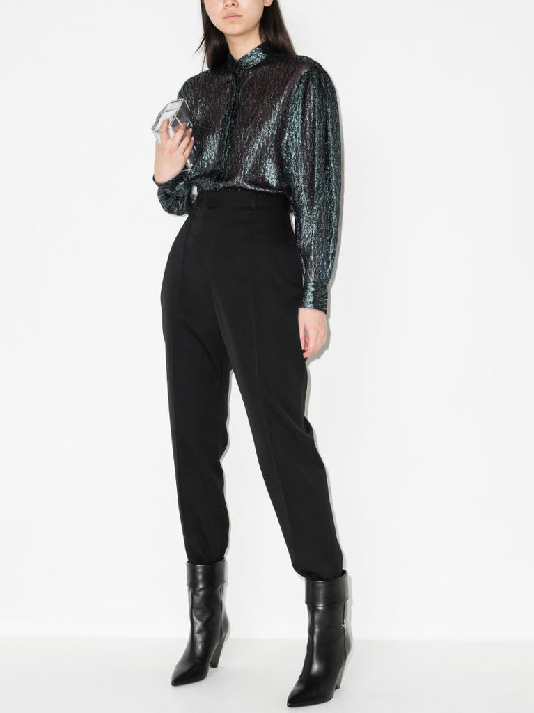 Cadeno Metallic Silk Shirt