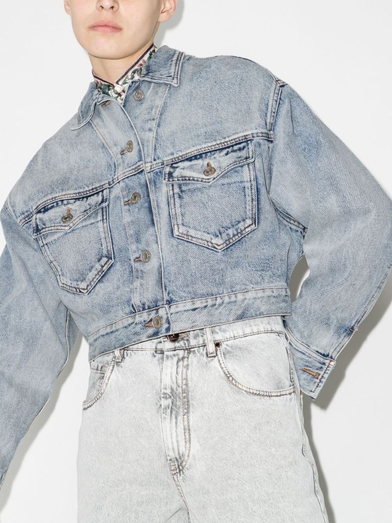 Tadia Cropped Denim Jacket