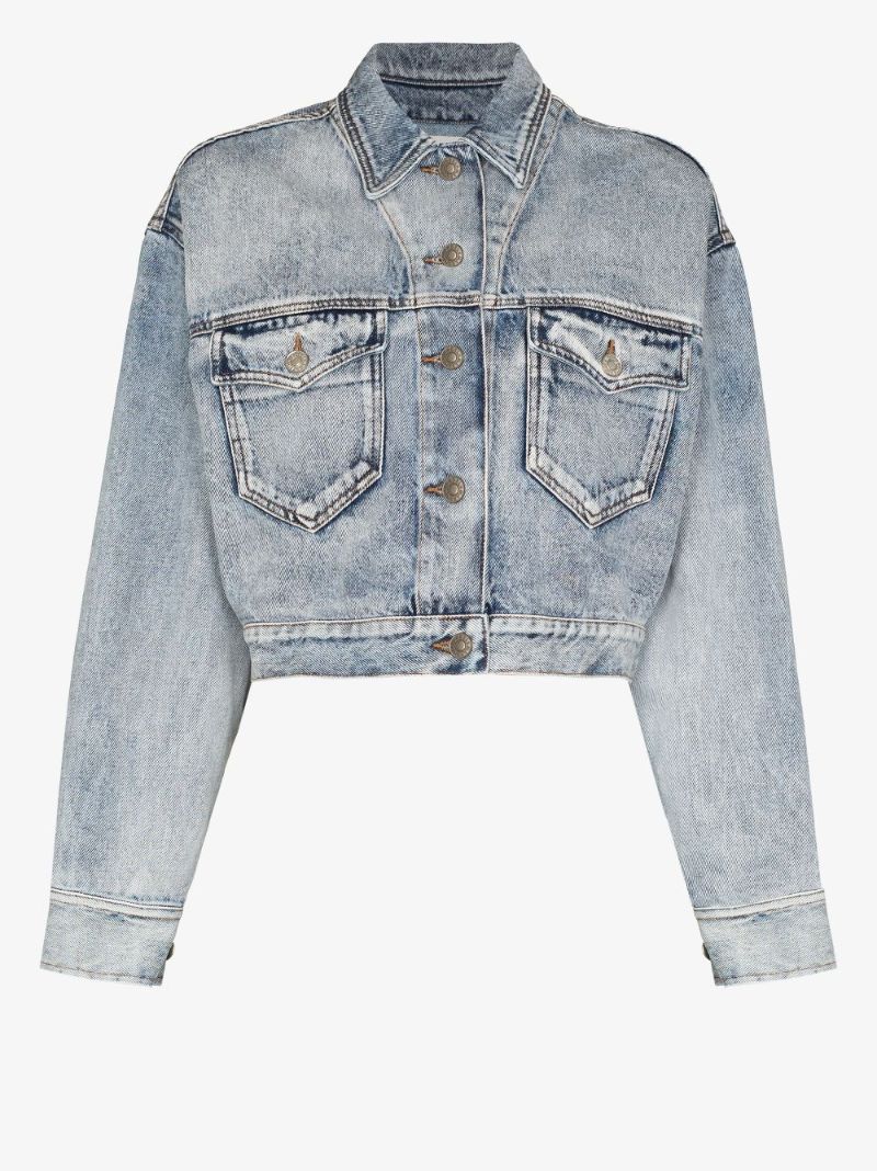 Tadia Cropped Denim Jacket