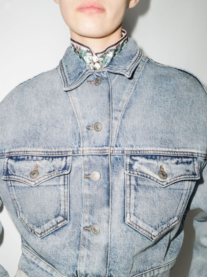 Tadia Cropped Denim Jacket