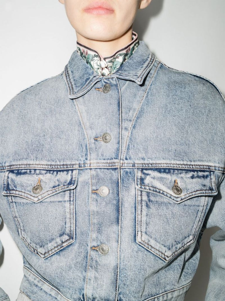 Tadia Cropped Denim Jacket