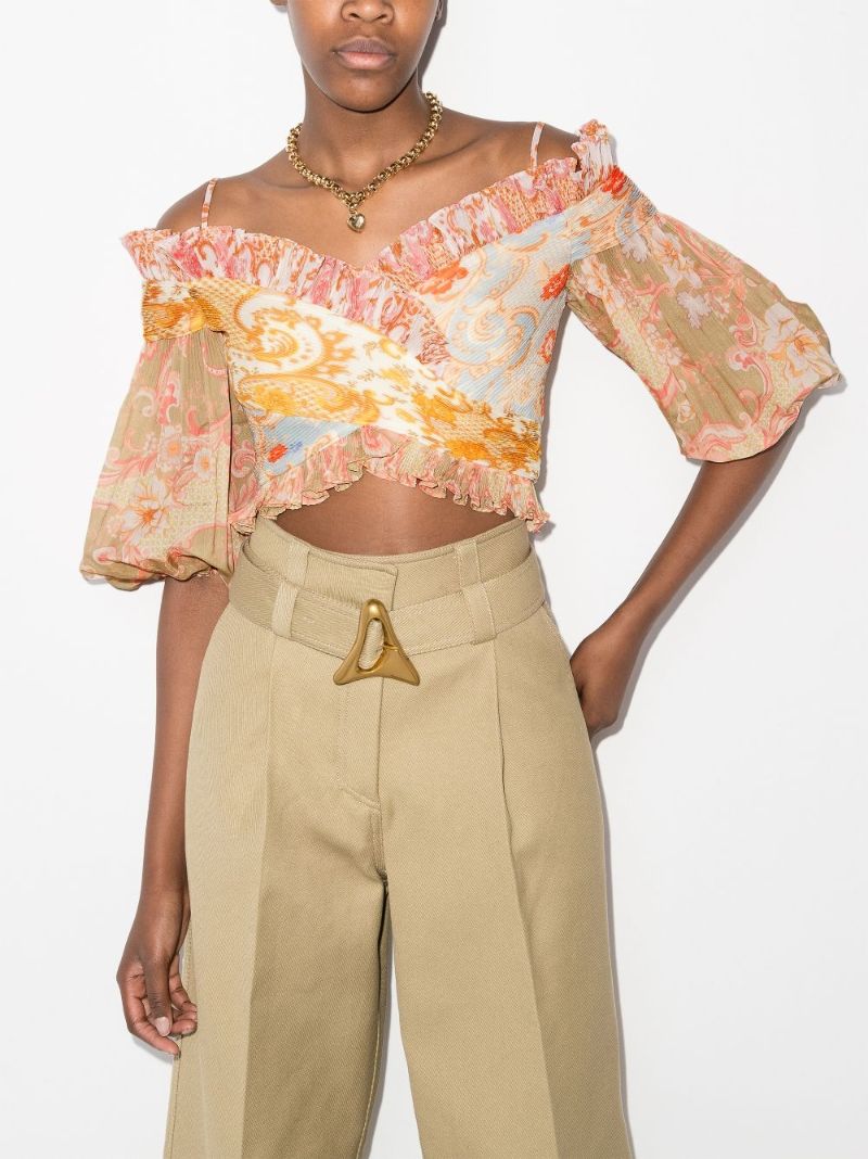 Postcard Off-the-shoulder Top