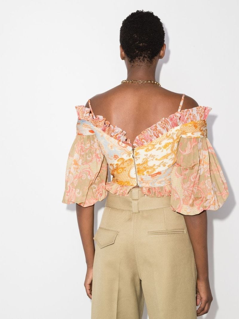 Postcard Off-the-shoulder Top