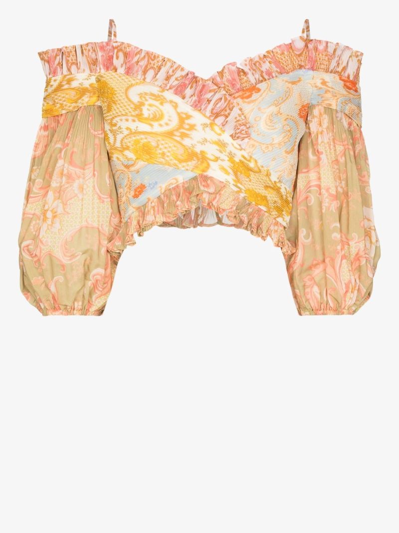 Postcard Off-the-shoulder Top