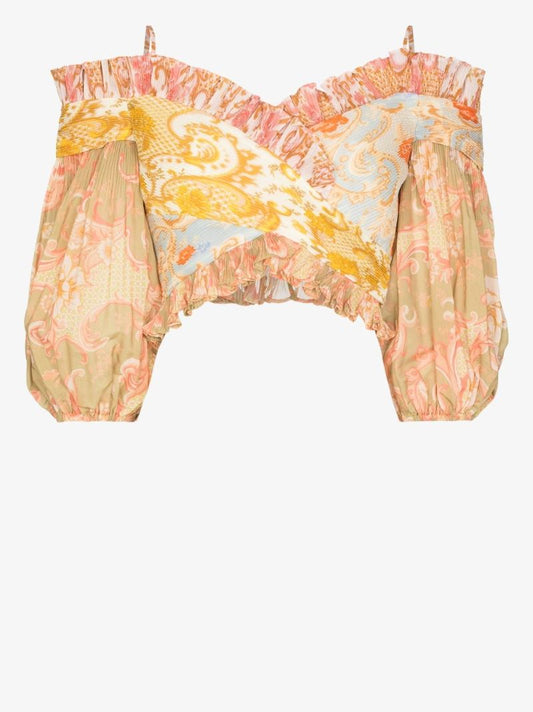 Postcard Off-the-shoulder Top
