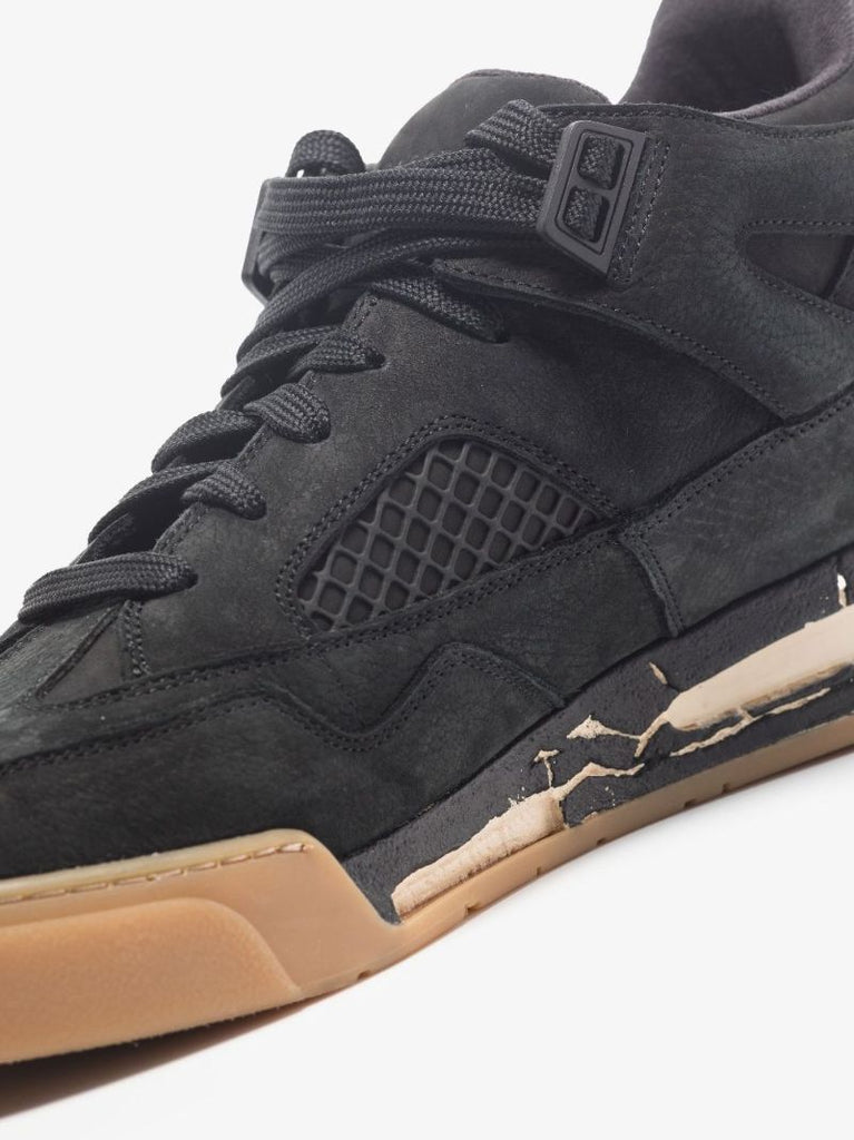 Black Ddstck Suede Low Top Sneakers
