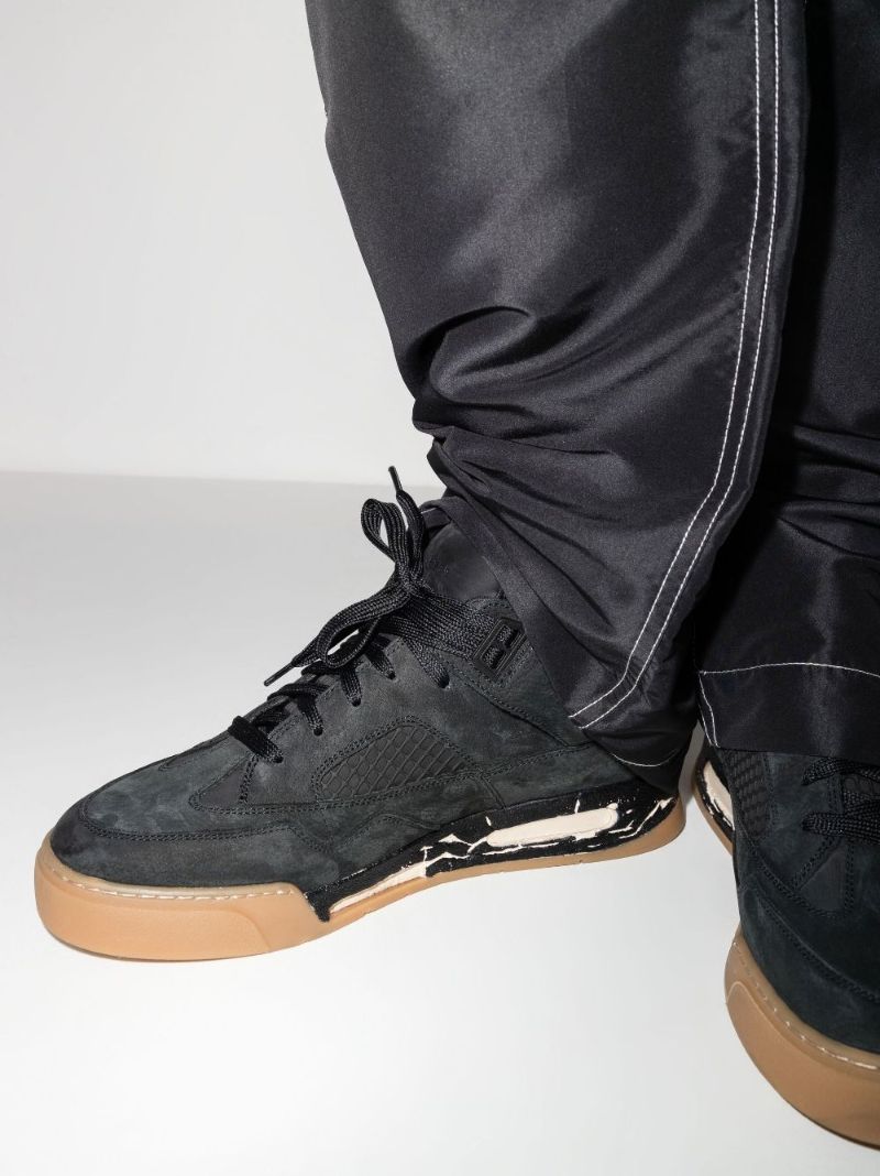 Black Ddstck Suede Low Top Sneakers