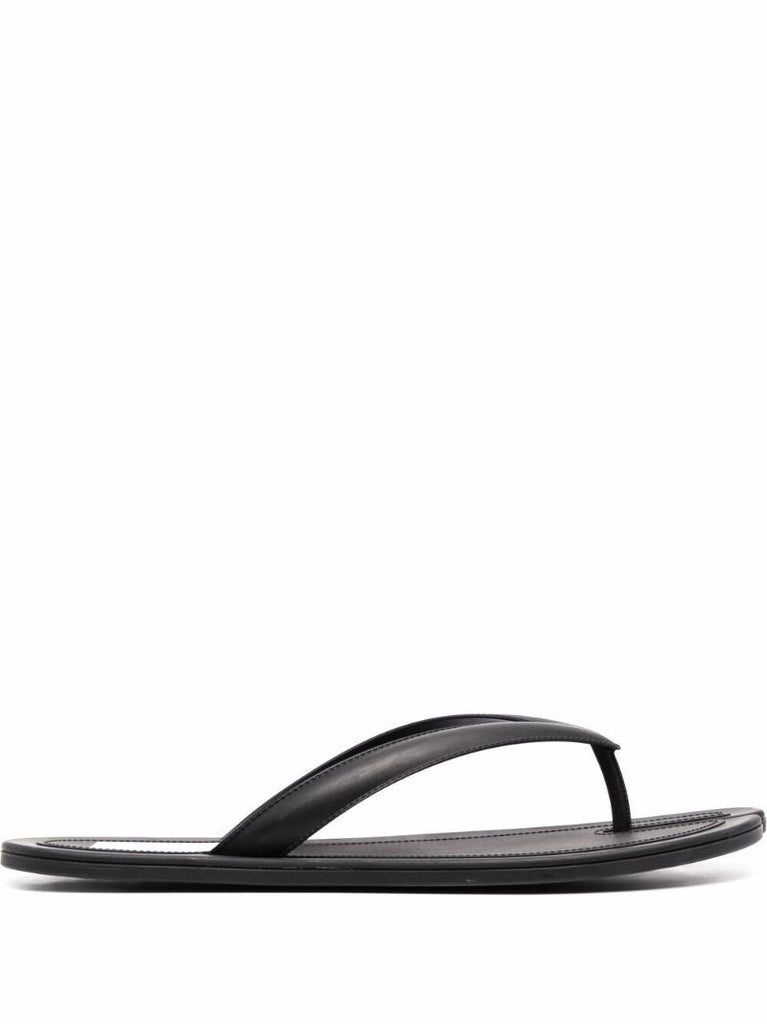Black Split Sole Flip-flops