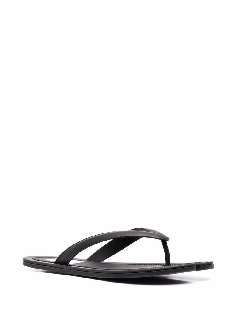 Black Split Sole Flip-flops