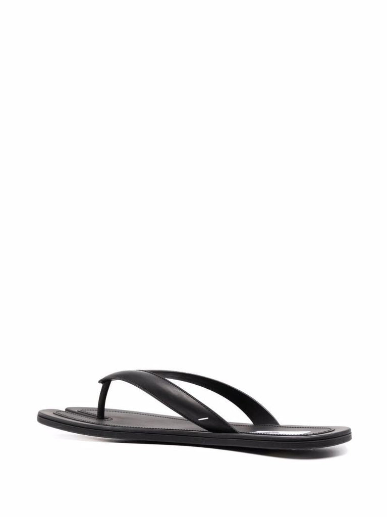 Black Split Sole Flip-flops