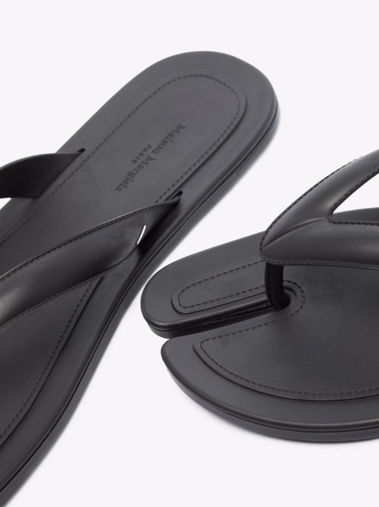 Black Tabi Rubber Sandals